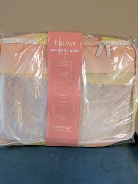 CALPAK Pink Sorbet Packing Cubes - 3 Piece Set
